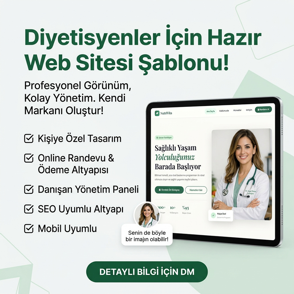 Nutrivita Diyetisyen Yazılımı, Kişiye Özel Diyetisyen Programı