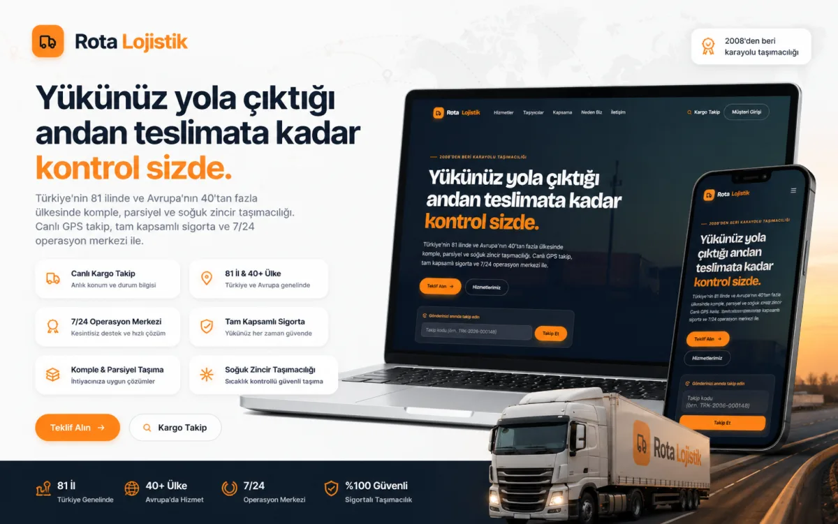 RotaCRM — Lojistik CRM