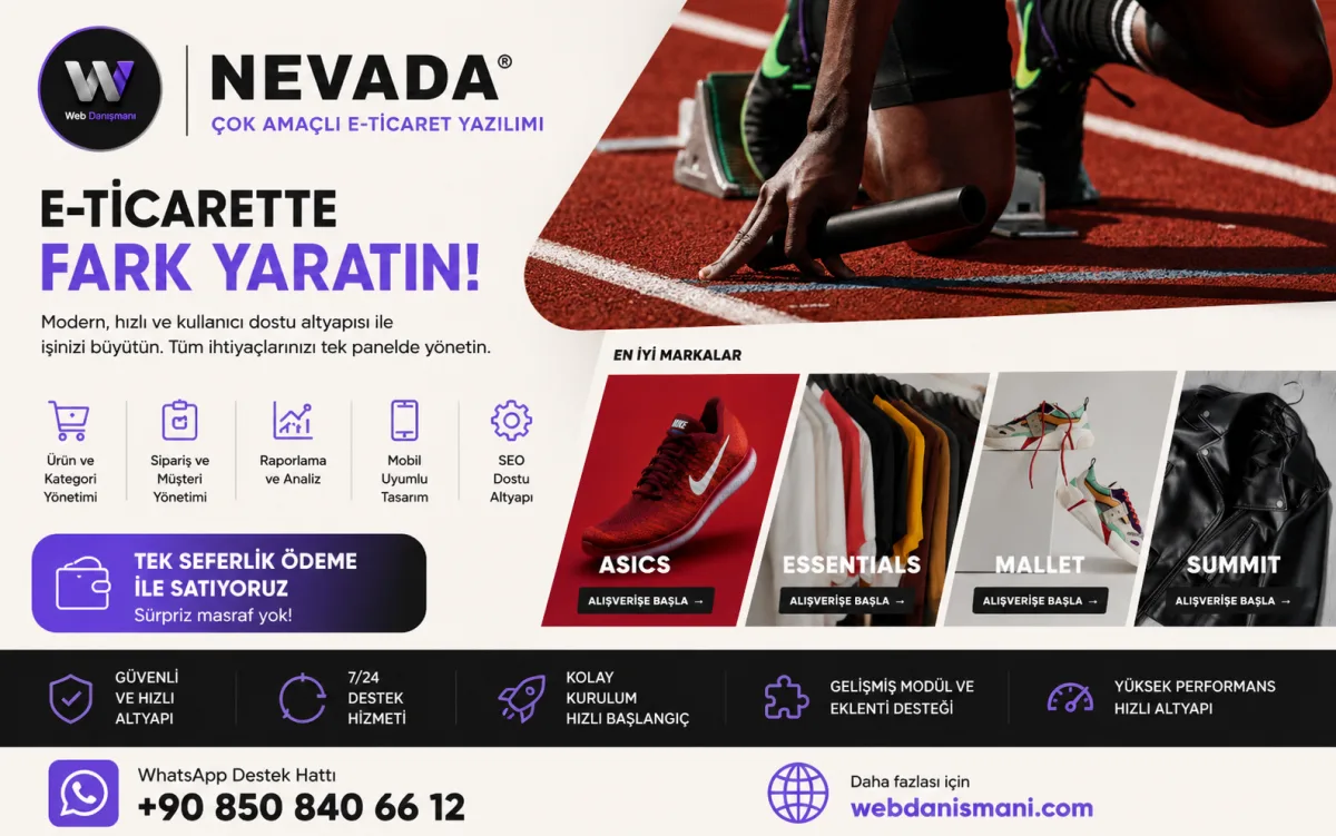 Nevada Çok Amaçlı E-Ticaret Yazılımı