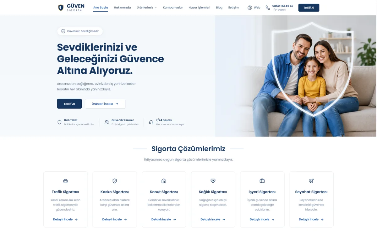 Sigorta Acentesi Web Yazılımı
