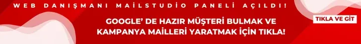 mailstudio paneli açıldı!